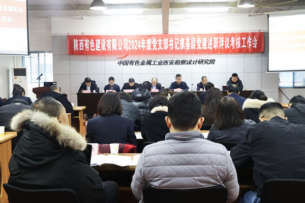 以“述”亮績，以“評”促干—— 公司召開2024年度黨支部書記抓基層黨建述職評議會